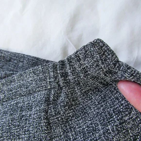 VICTOR COSTA Vintage Designer Essential High Waist Trousers in Heathered Gray-6 - Picture 6 of 10